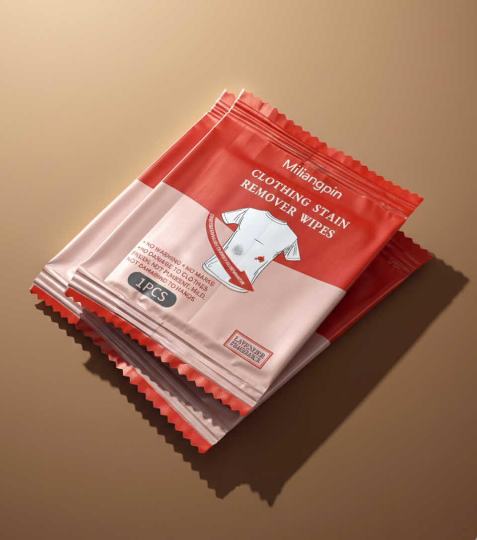 Instant Stain Remover Wipes for Clothes