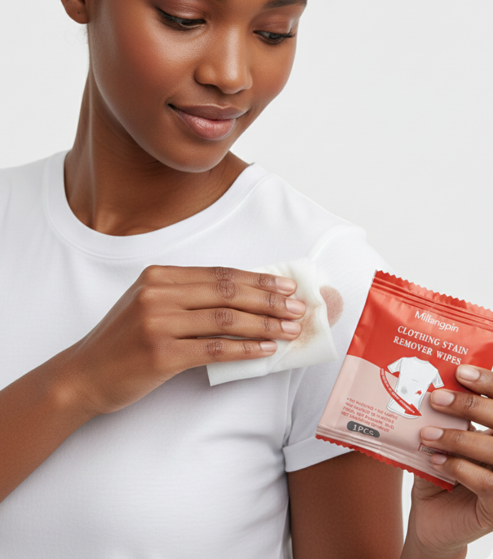Instant Stain Remover Wipes for Clothes